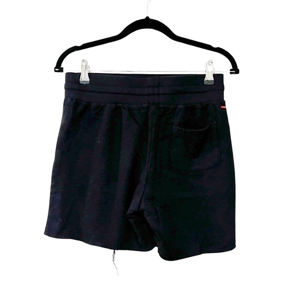 NWT n:PHILANTHROPY Coco destroyed distressed sweat shorts in vintage black Sz S - Picture 3 of 5